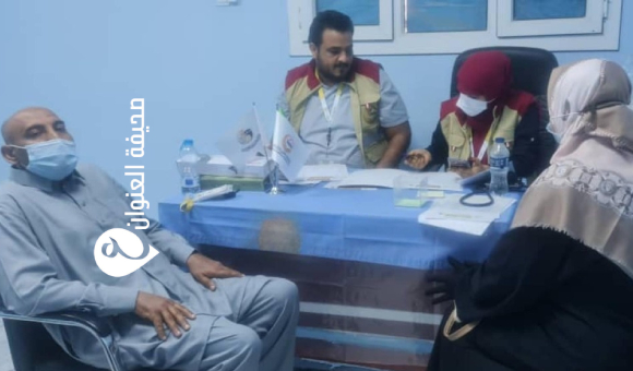 حجاج المنطقة الجنوبية يبدؤون الفحوصات الطبية في مركز سبها استعدادًا لموسم الحج - psd elenwan 14