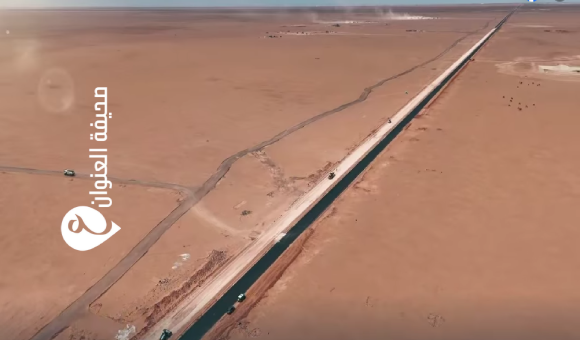 الوطني للتنمية: أعمال رصف الطريق الدولي الجنوبي المزدوج بسرت متواصلة 