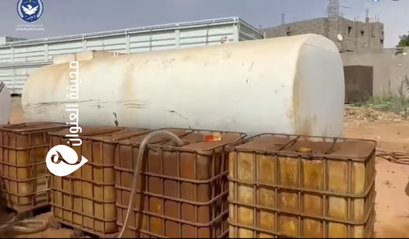 لجنة إعادة تنظيم الجنوب تضبط وكرًا لتهريب الوقود في سبها 