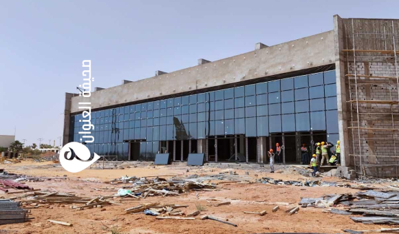 الوطني للتنمية يعلن تقدم أعمال تطوير مطار سبها الدولي - psd elenwan 5 10