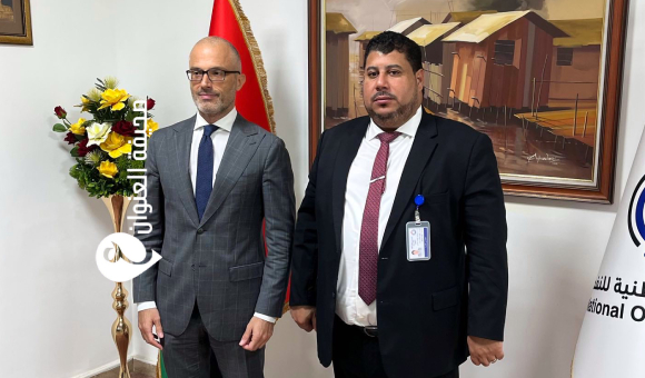 أورلاندو يبحث مع مسعود سليمان دعم الاتحاد الأوروبي لقطاع الطاقة في ليبيا - psd elenwan 75