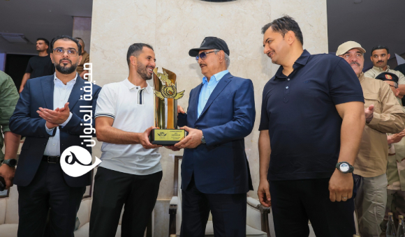 المشير حفتر يتابع ختام بطولة "فرسان الكرامة" في بنغازي - psd elenwan 12 2
