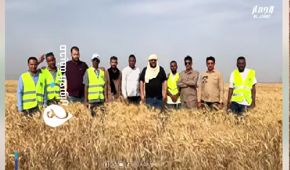 المدير التنفيذي للجهاز الوطني للتنمية يتفقد حصاد المشاريع الزراعية جنوبًا 