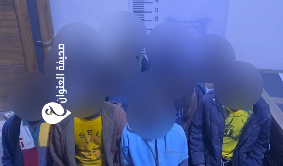 ضبط مهاجرين غير شرعيين خلال محاولة التسلل إلى سبها - psd elenwan 4 2