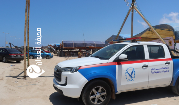 الحرس البلدي ينشر دوريات في بنغازي لمنع عودة الأسواق العشوائية - psd elenwan 5 15