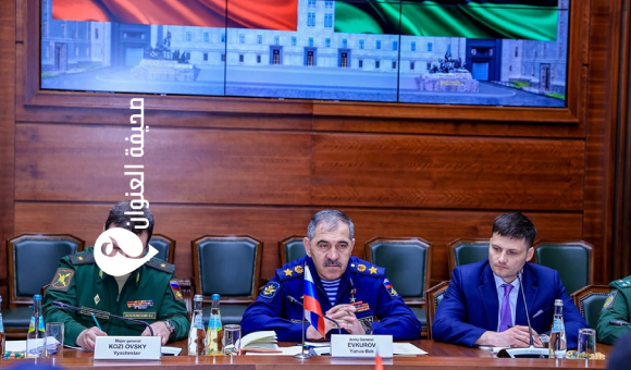 رئيس أركان الوحدات الأمنية يلتقي نائب وزير الدفاع الروسي في موسكو - psd elenwan 6 2