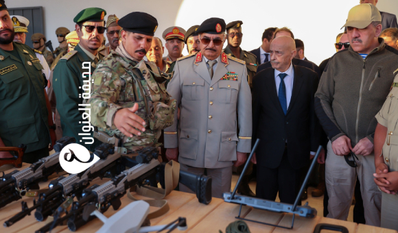 القائد العام يشيد بمستوى التأهيل والتقنيات الحديثة في المدينة العسكرية الجديدة ببنغازي - psd elenwan 7 6