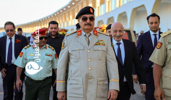 القائد العام يشيد بمستوى التأهيل والتقنيات الحديثة في المدينة العسكرية الجديدة ببنغازي - psd elenwan 78