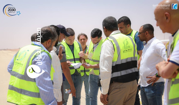 خبراء ألمان يقيمون مهبط مطار سبها الدولي - psd elenwan 2025 06 25T124940.362