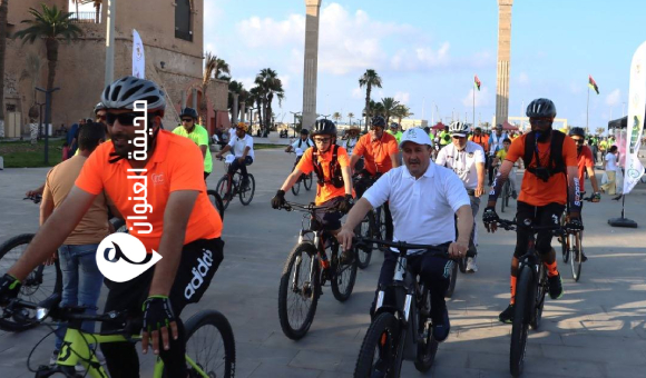 انطلاق فعاليات "طواف السلام" للدراجات الهوائية بطرابلس - psd elenwan 4 12