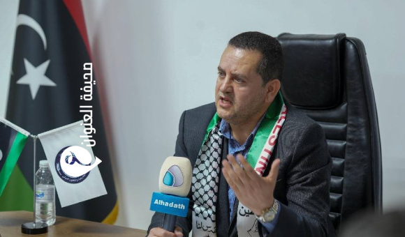 وفد رفيع المستوى من الحكومة الليبية يلتقي تنسيقية قافلة الصمود في سرت - psd elenwan 4 5