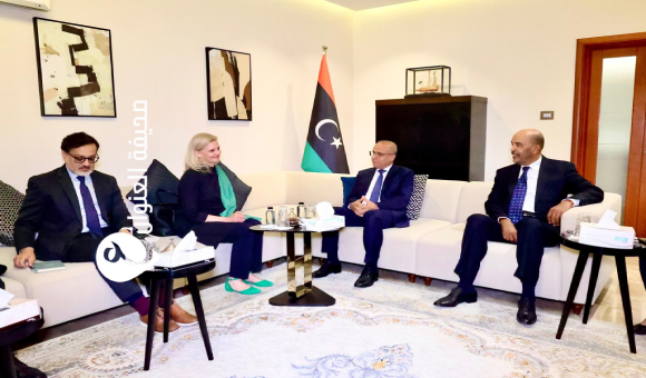 الكوني واللافي يناقشان تطوير أداء بعثة الأمم المتحدة في ليبيا