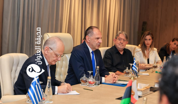 المشير حفتر يستقبل وزير خارجية اليونان في بنغازي 19 المشير حفتر يستقبل وزير خارجية اليونان في بنغازي - 9999888888888888 7