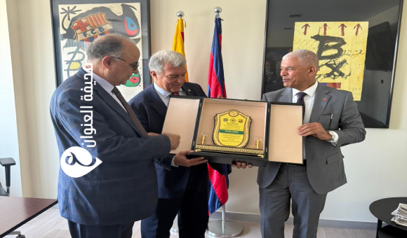 اتفاق ليبي إسباني على استضافة برشلونة في بنغازي وإطلاق مشاريع رياضية رائدة - psd elenwan 1 14