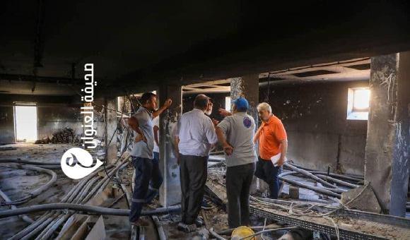 العامة للكهرباء تُشرف على صيانة محطة تحويل المرج 