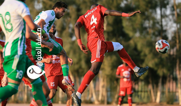 من مباراة الأهلي طرابلس والسويحلي