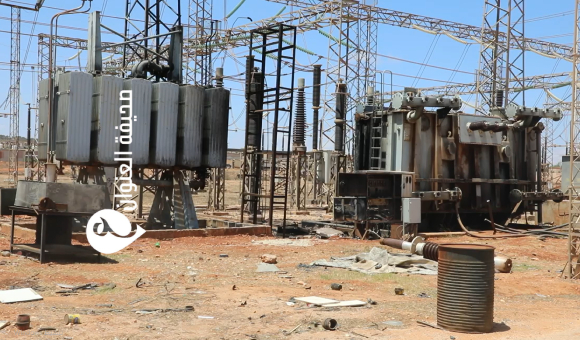 وصول تجهيزات محطة كهرباء جديدة إلى المرج 2 وصول تجهيزات محطة كهرباء جديدة إلى المرج - psd elenwan 2025 07 19T161327.603