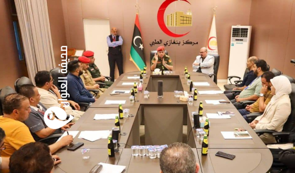 مدير الشرطة والسجون العسكرية يزور مركز بنغازي الطبي ويؤكد دعم القيادة للقطاع الصحي 1 مدير الشرطة والسجون العسكرية يزور مركز بنغازي الطبي ويؤكد دعم القيادة للقطاع الصحي - psd elenwan 1 13