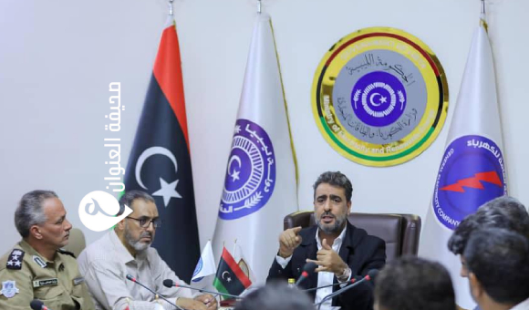 وزير الكهرباء يعقد اجتماعًا موسعًا مع لجنة الطوارئ لمتابعة استقرار الشبكة الكهربائية في ليبيا - psd elenwan 1 26