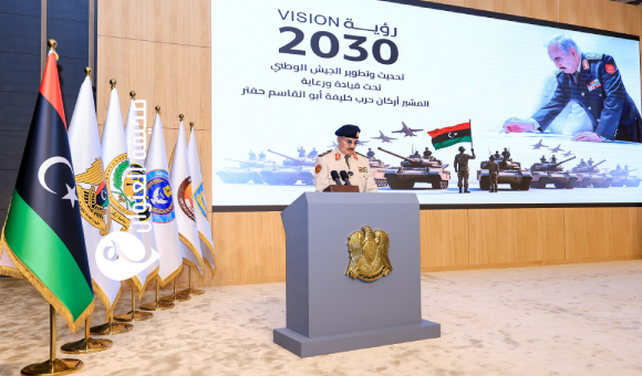 القائد العام يُحيي الذكرى 85 لتأسيس الجيش الليبي ويطلق رؤية 2030 لتطوير القوات المسلحة - psd elenwan 19 1