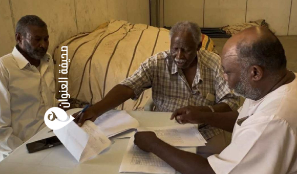 الهيئة الليبية للإغاثة تنفذ حملة دعم للجالية السودانية بالجفرة - psd elenwan 2025 08 02T143234.652