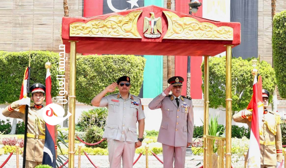 رئيس أركان الجيش المصري يهنئ الفريق صدام بتعيينه نائبا للقائد العام - psd elenwan 2025 08 14T132118.336