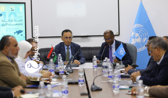 تحضيرات لعقد ورشة الاقتصاد الأزرق في ليبيا - psd elenwan 25