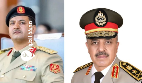 رئيس أركان مصر يهنئ خالد خليفة بتوليه رئاسة أركان الجيش الليبي - psd elenwan 47