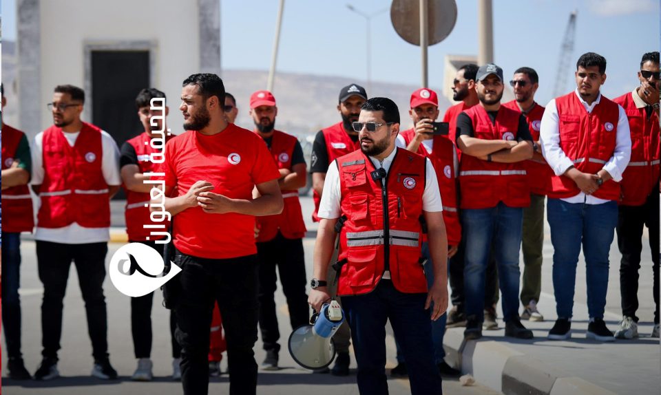 الهلال الأحمر الليبي بدعم من القوات المسلحة يطلق الفريق الوطني للاستجابة للكوارث ويستعد لمناورة كبرى في درنة