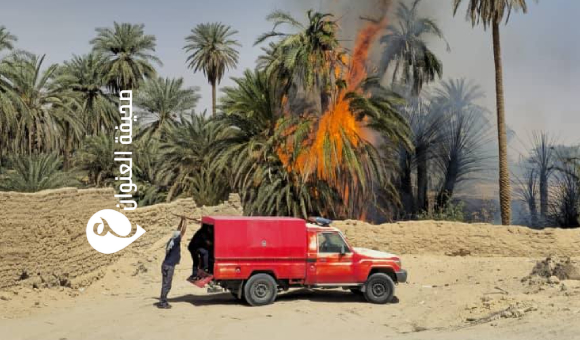 بلدي غدامس يطلق نداءً عاجلاً للأهالي للمساعدة في إخماد حريق بمزارع الجنان الكبير 1 بلدي غدامس يطلق نداءً عاجلاً للأهالي للمساعدة في إخماد حريق بمزارع الجنان الكبير - psd elenwan 1 7