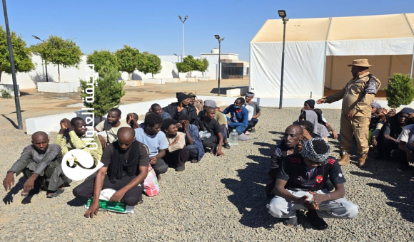 ترحيل 250 مهاجرًا غير شرعي من الكفرة إلى تشاد 