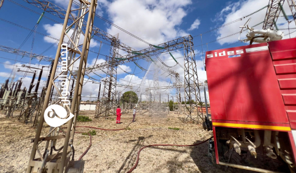 انتهاء أعمال الصيانة بمحطة كهرباء شحات وإعادة التيار تدريجيًا - psd elenwan 3 13