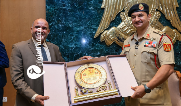 نائب القائد العام يستقبل وفداً من مشايخ وأعيان قبيلة أولاد سليمان في بنغازي - psd elenwan 3 15