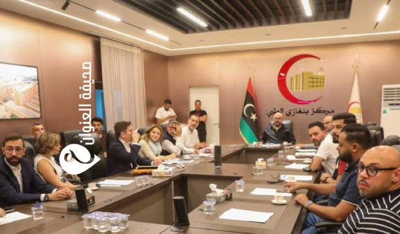 وفد تقني إيطالي يزور مركز بنغازي الطبي ضمن جهود تحسين الخدمات الصحية - psd elenwan 3 16
