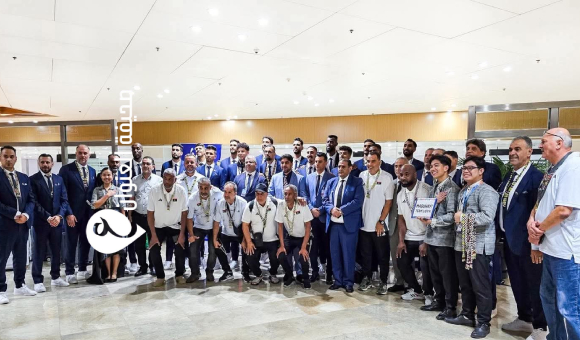 منتخب ليبيا للكرة الطائرة يباشر تدريباته في مانيلا استعدادًا لبطولة العالم 2025 - psd elenwan 3 7