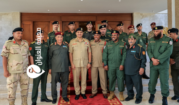 نائب القائد العام يستقبل وفداً من مشايخ وأعيان قبيلة أولاد سليمان في بنغازي - psd elenwan 8 3