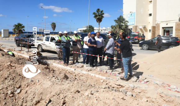 البدري يتفقد مشروع ربط محطات بنغازي في مراحله الأخيرة