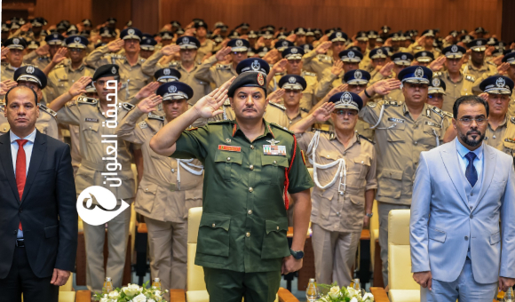 نائب القائد العام يشارك في احتفالية الذكرى 61 لتأسيس الشرطة الليبية في سبها - psd elenwan 1 8