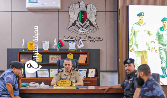 أمن إجدابيا يبحث خطة مشتركة لتأمين البريقة وضواحيها - psd elenwan 10