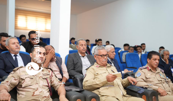 اختتام دورة تدريبية في أمن الطيران بمطار خليج سرت - psd elenwan 12