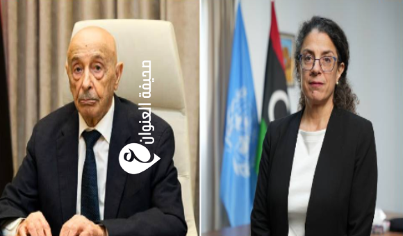 خوري تبحث مع عقيلة صالح تنفيذ خارطة الطريق  - psd elenwan 2025 10 14T164801.229