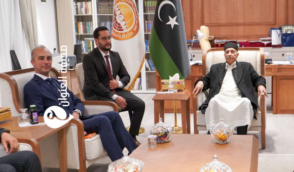 عقيلة صالح يبحث مع السفير الإيطالي تعزيز الشراكة بين البلدين