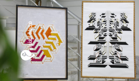 الفنان الليبي محمد هارون: الفن رسالة.. والحرف العربي حياة - psd elenwan 2025 10 23T132326.003