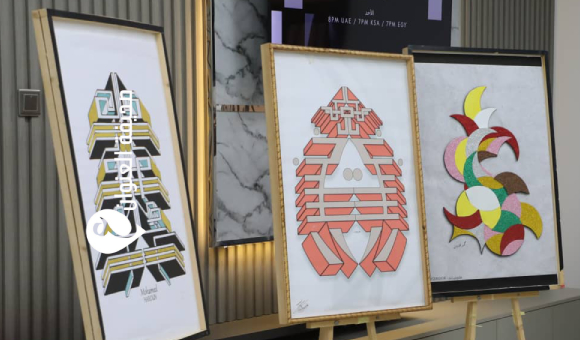 الفنان الليبي محمد هارون: الفن رسالة.. والحرف العربي حياة - psd elenwan 2025 10 23T132844.667