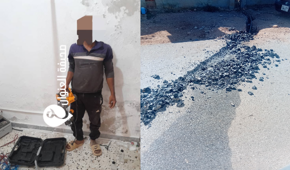 الحرس البلدي توكرة يضبط عاملًا "مصريًا" عبث بالطريق العام 1 الحرس البلدي توكرة يضبط عاملًا "مصريًا" عبث بالطريق العام - psd elenwan 2025 10 26T130515.716