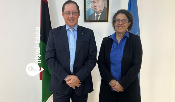 خوري تلتقي بسفير روسيا لبحث التطورات السياسية والأمنية في ليبيا - psd elenwan 24