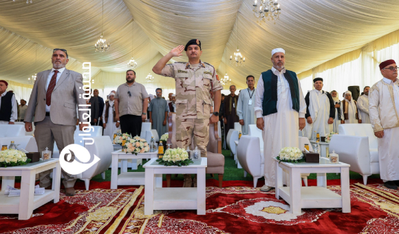 نائب القائد العام يزور مرادة ويؤكد على دور القبائل في وحدة الوطن - psd elenwan 28