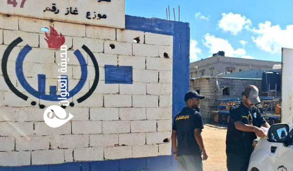 حملة تفتيش موسّعة على مراكز توزيع الغاز في بنغازي وضواحيها - psd elenwan 3 15