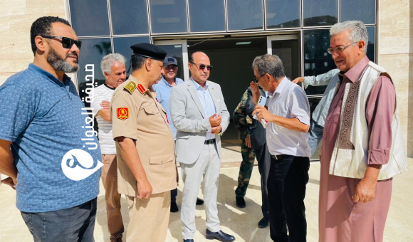 بوجواري يتفقد الاستعدادات لمعرض بنغازي الدولي للكتاب 2025 - psd elenwan 3 36