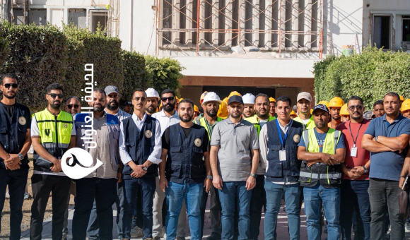 جولة تفقدية لمشروع صيانة وتطوير مستشفى الجلاء في بنغازي 5 جولة تفقدية لمشروع صيانة وتطوير مستشفى الجلاء في بنغازي - psd elenwan 3 6